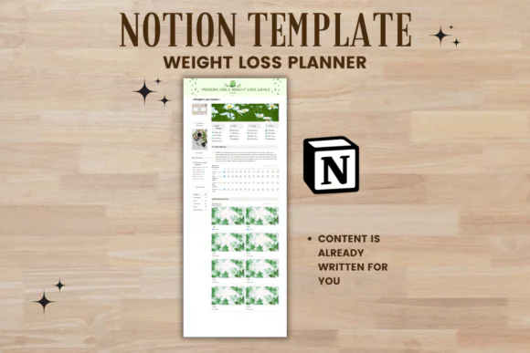 Weight Loss Planner Notion Template