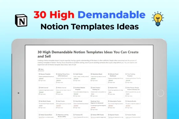 High Demandable Notion Templates