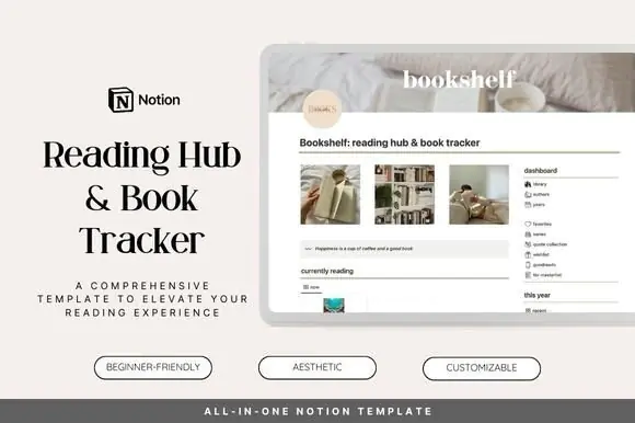 Notion Template Reading & BookTracker