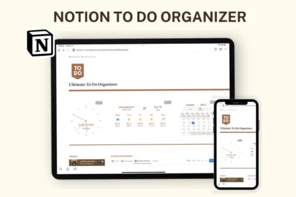 Notion to Do, Notion Template, Life Plan