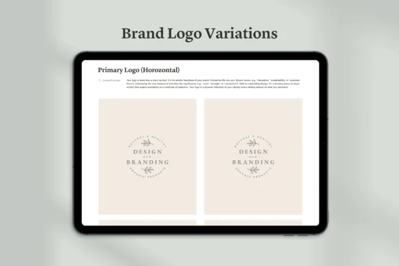 Notion Brand Presentation Template