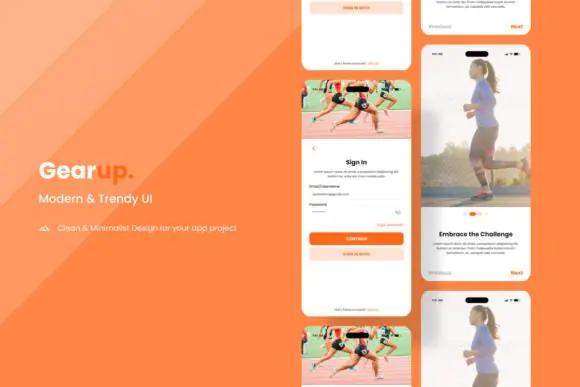 Gearup - Sport Shop Mobile App UI KIT