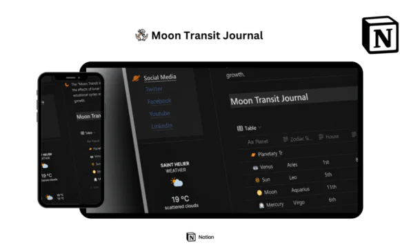 ASTROLOGY INSIGHT - NOTION TEMPLATE