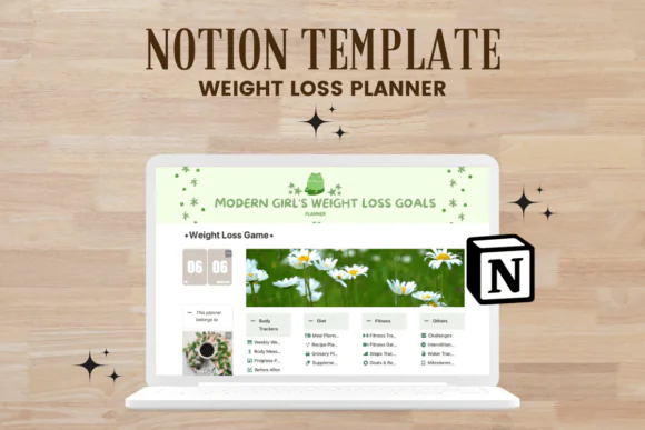 Weight Loss Planner Notion Template 2