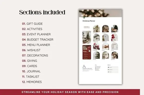 Christmas & Holiday Planner  Notion