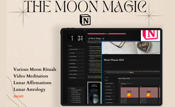 The Moon Magic - Notion Template