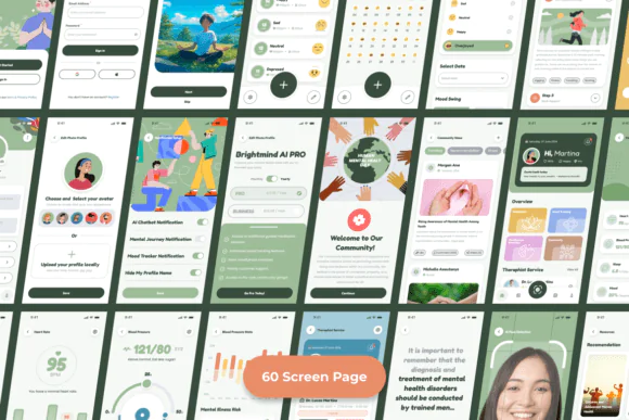 Ai Mental Health App Mobile UI KIT