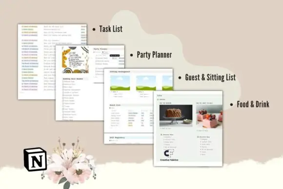 Notion Template Ultimate Wedding Planner