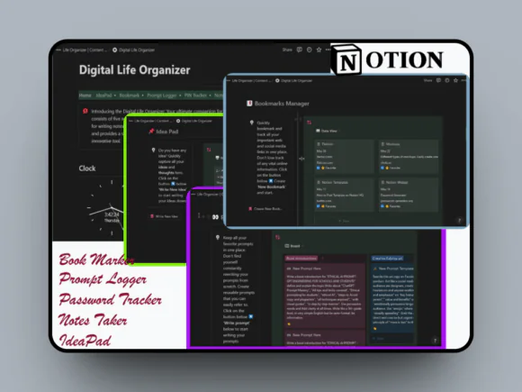 DIGITAL LIFE ORGANIZER - NOTION