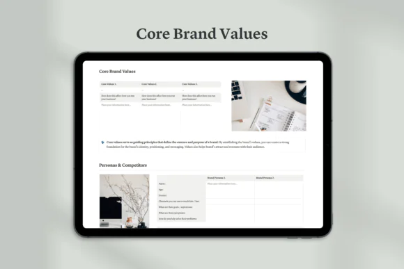 Notion Brand Strategy Template