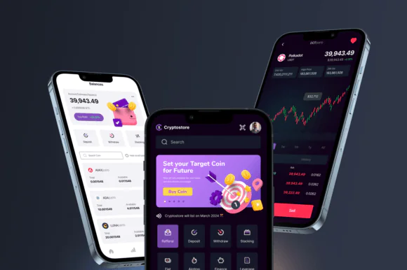 Crypto Market App UI KIT