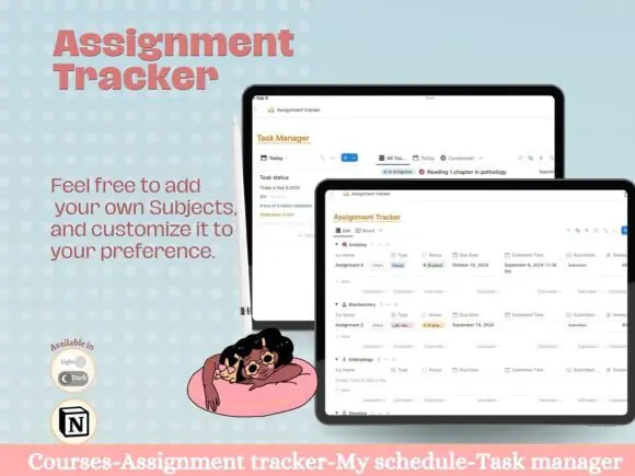 Assignment Tracker Notion Template