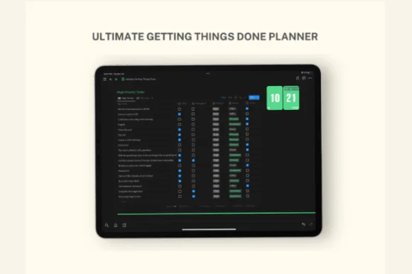 Getting Things Done Life Planner