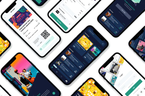 Eventrue - Event Ticket Mobile App UI KIT