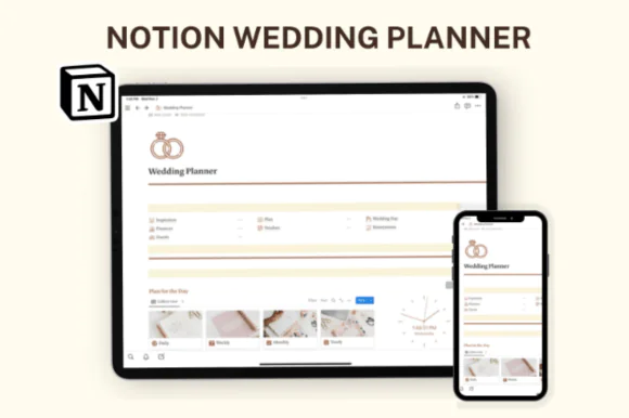 Notion Wedding Planner Template