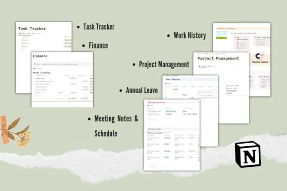 Notion Template Work from Home Planner